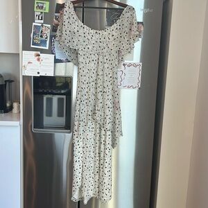 Maiyet polka dot dress small stain but it seems to blend in